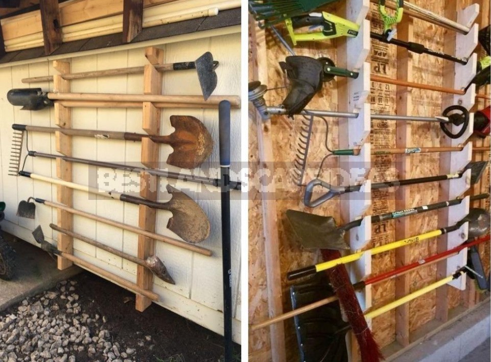 Where And How To Store Garden Tools More Conveniently: 10 Practical Ideas (Part 2)