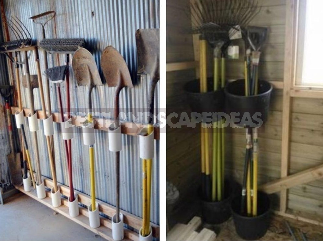 Where And How To Store Garden Tools More Conveniently: 10 Practical Ideas (Part 2)