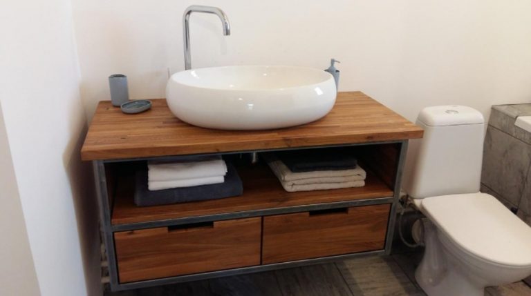 Table Under The Sink In The Bathroom With Your Own Hands: Instructions ...