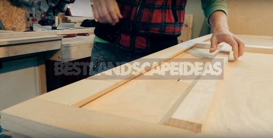 We Make a Headboard For The Bed From Scraps Of Boards
