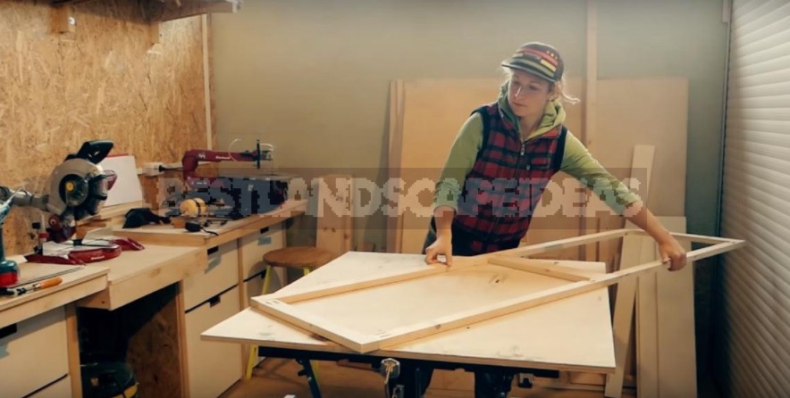 We Make a Headboard For The Bed From Scraps Of Boards