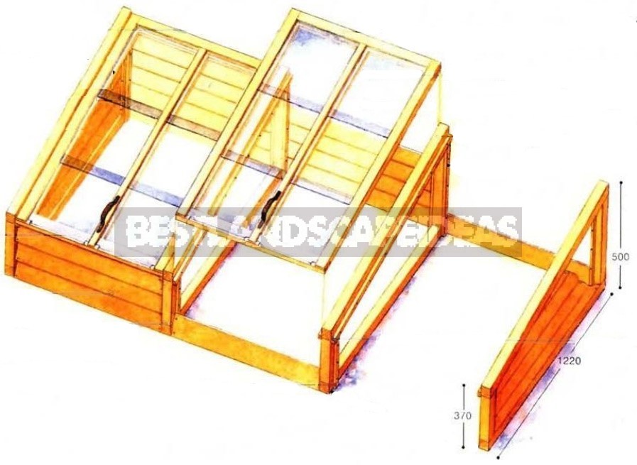 A Simple Greenhouse Made Of Boards