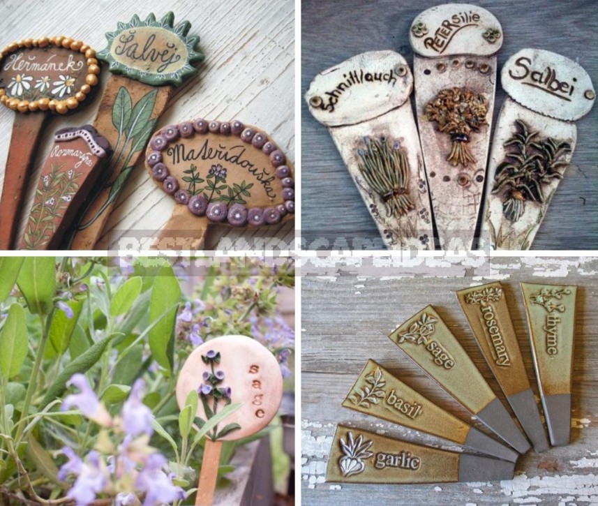 Beauty In Small Things: Ideas Of Original Garden Markers With Your Own Hands (Part 2)