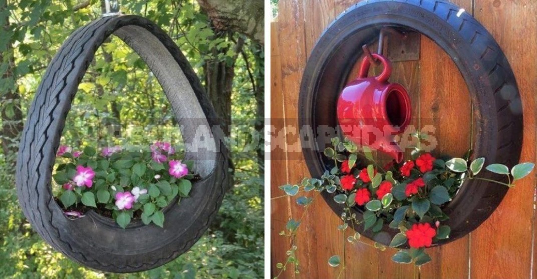 Spectacular Hanging Planters Made Of Improvised Materials