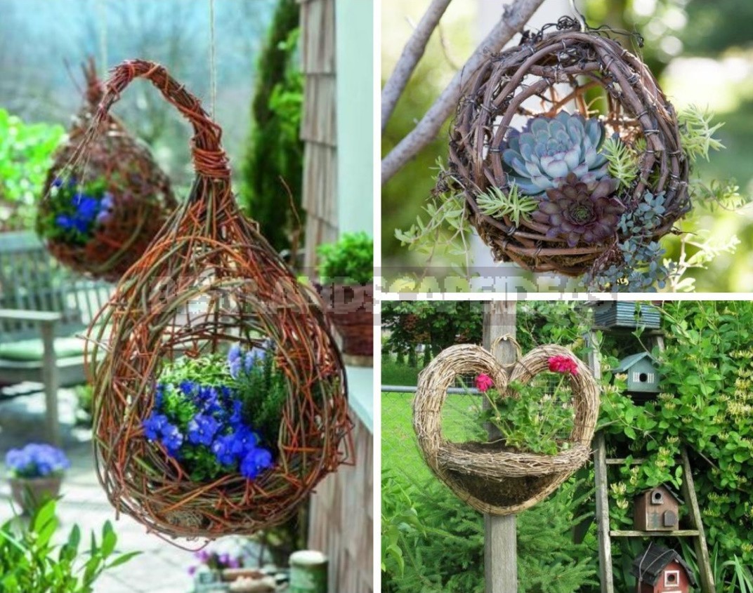 Spectacular Hanging Planters Made Of Improvised Materials