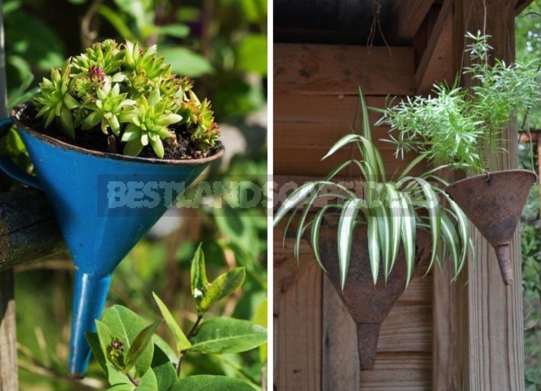 Spectacular Hanging Planters Made Of Improvised Materials