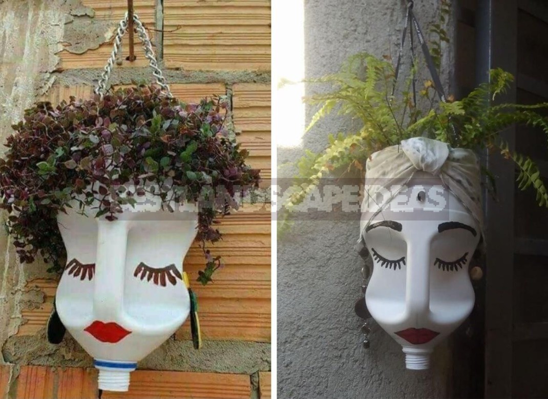 Spectacular Hanging Planters Made Of Improvised Materials