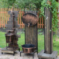 Garden Washbasins: Bright, Practical And Original Ideas