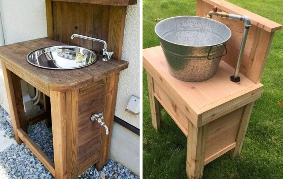 Garden Washbasins: Bright, Practical And Original Ideas