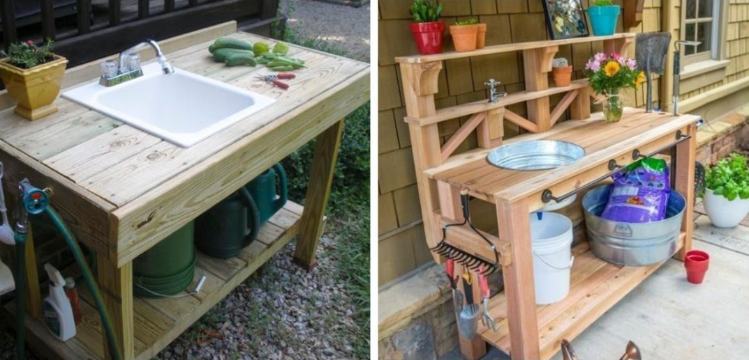 Garden Washbasins: Bright, Practical And Original Ideas