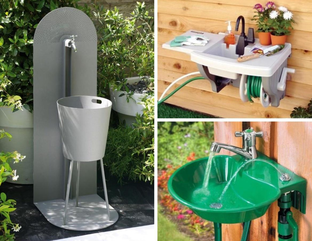 Garden Washbasins: Bright, Practical And Original Ideas