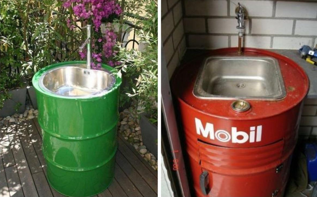 Garden Washbasins: Bright, Practical And Original Ideas