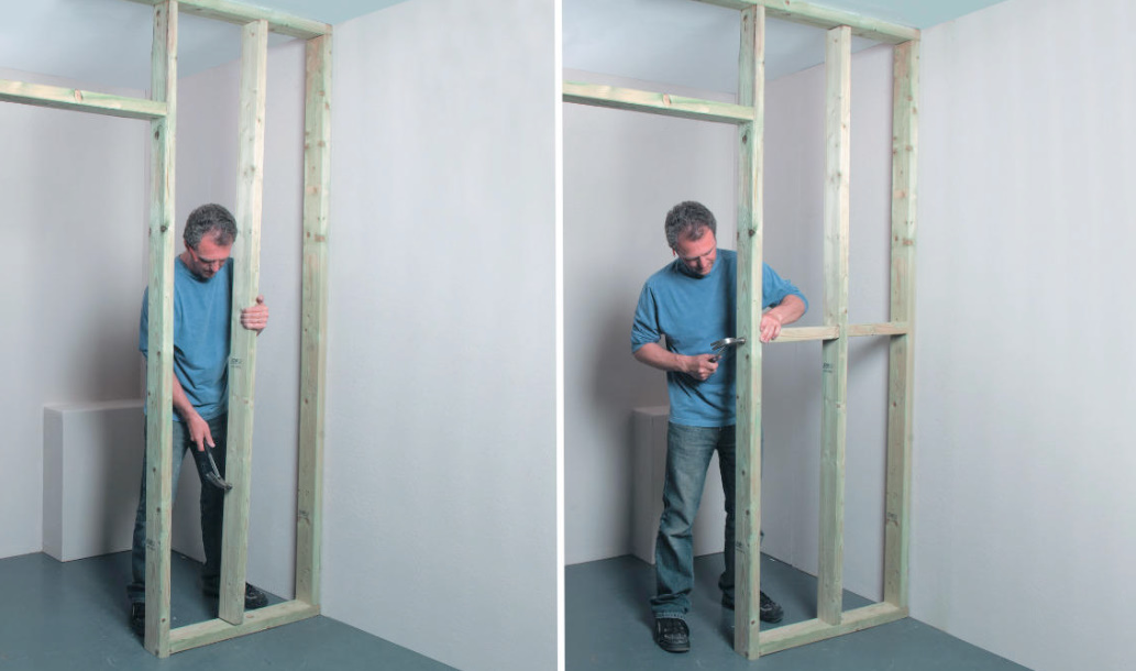 How To Make Two Rooms Out Of One: Building a Frame Partition (Part 2)
