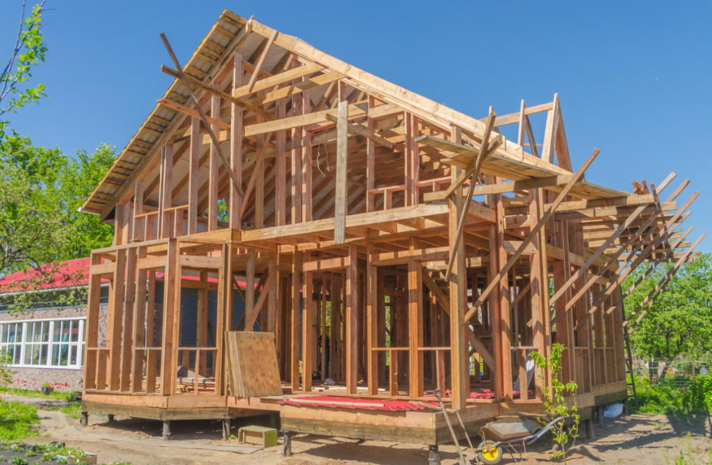 Light Foundation For a Frame House