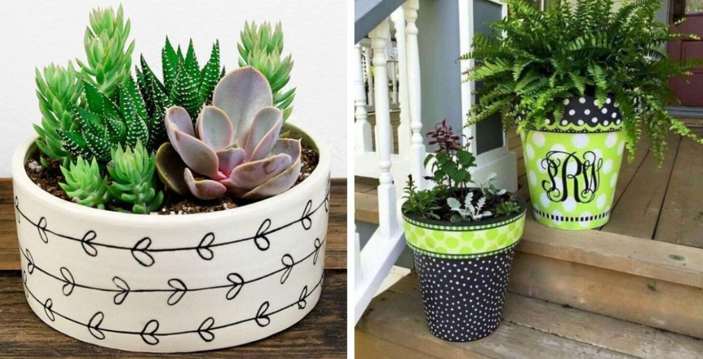 DIY Flower Pot Decor: More Than 50 Ideas (Part 1)