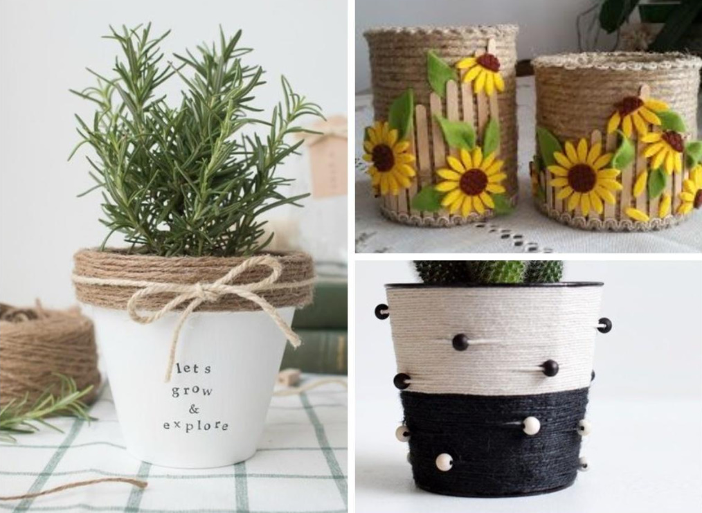 DIY Flower Pot Decor: More Than 50 Ideas (Part 1)