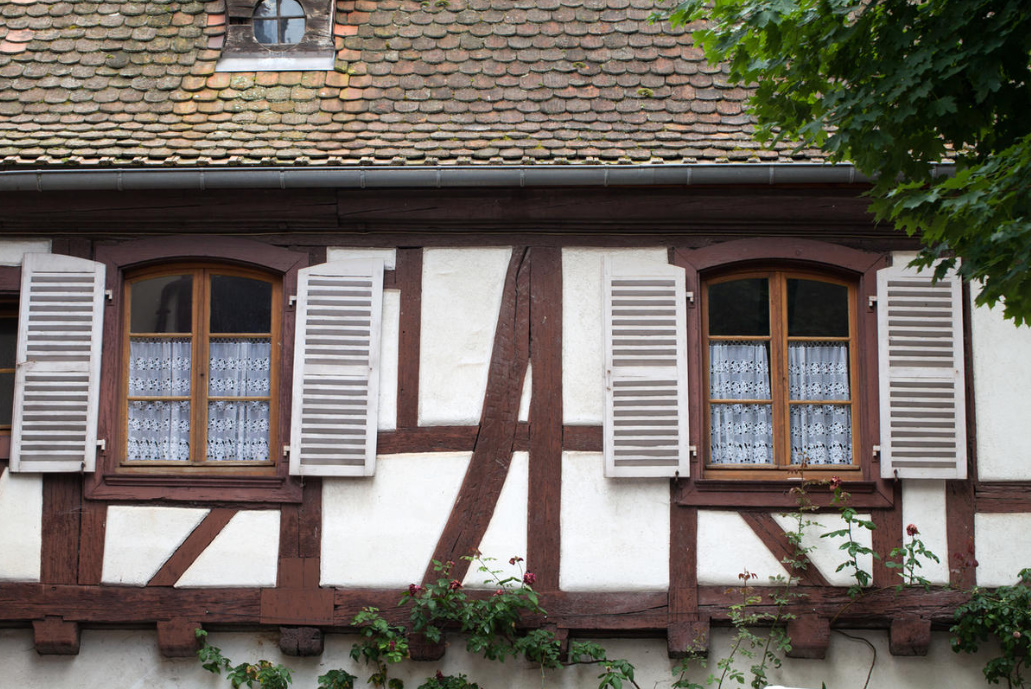 Unusual Barn Decoration In The Spirit Of Half-Timbered