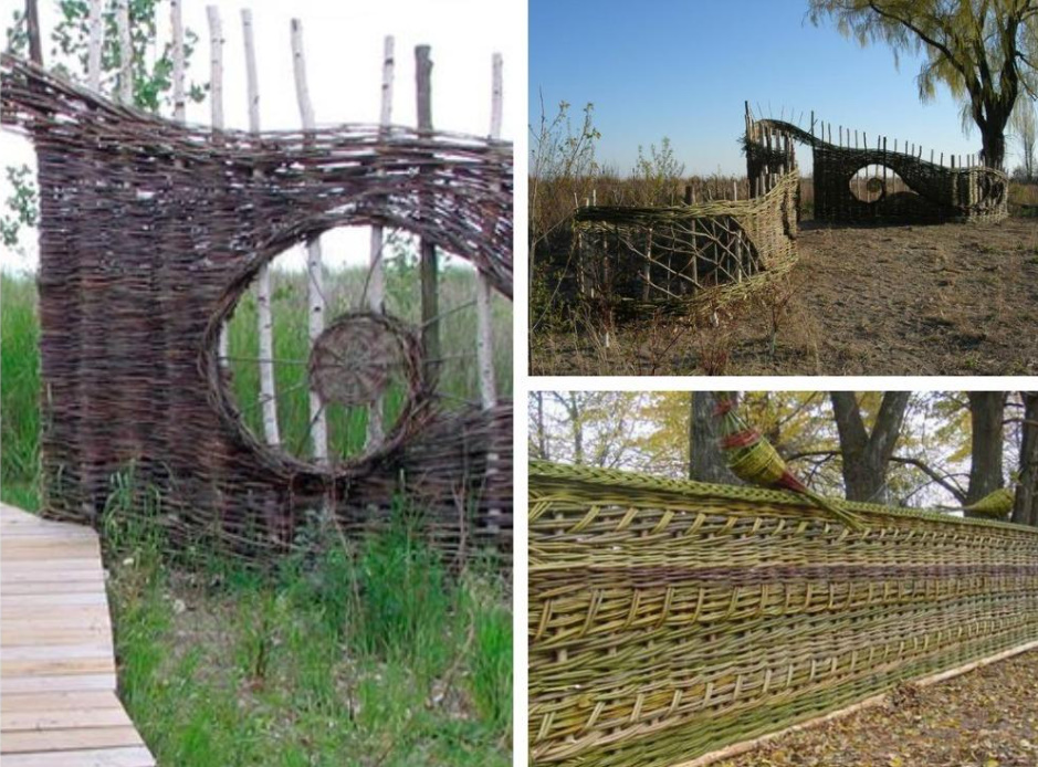 Cheap And Angry: a Designer Fence Made Of Ordinary Branches