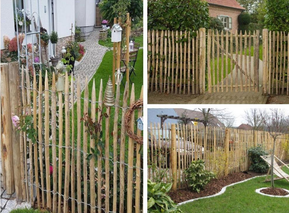 Cheap And Angry: a Designer Fence Made Of Ordinary Branches