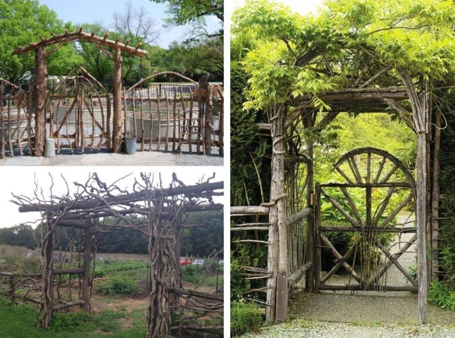 Cheap And Angry: a Designer Fence Made Of Ordinary Branches