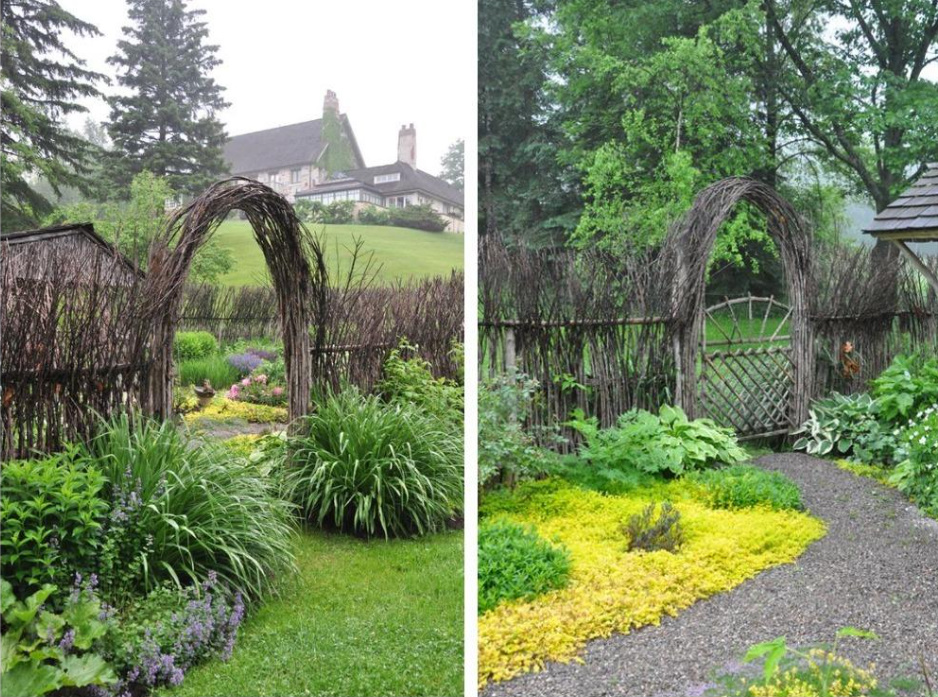 Cheap And Angry: a Designer Fence Made Of Ordinary Branches