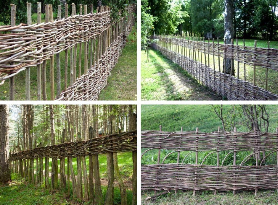 Cheap And Angry: a Designer Fence Made Of Ordinary Branches