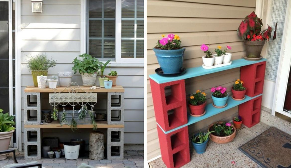 Practical Cottage Crafts Made Of Concrete Blocks