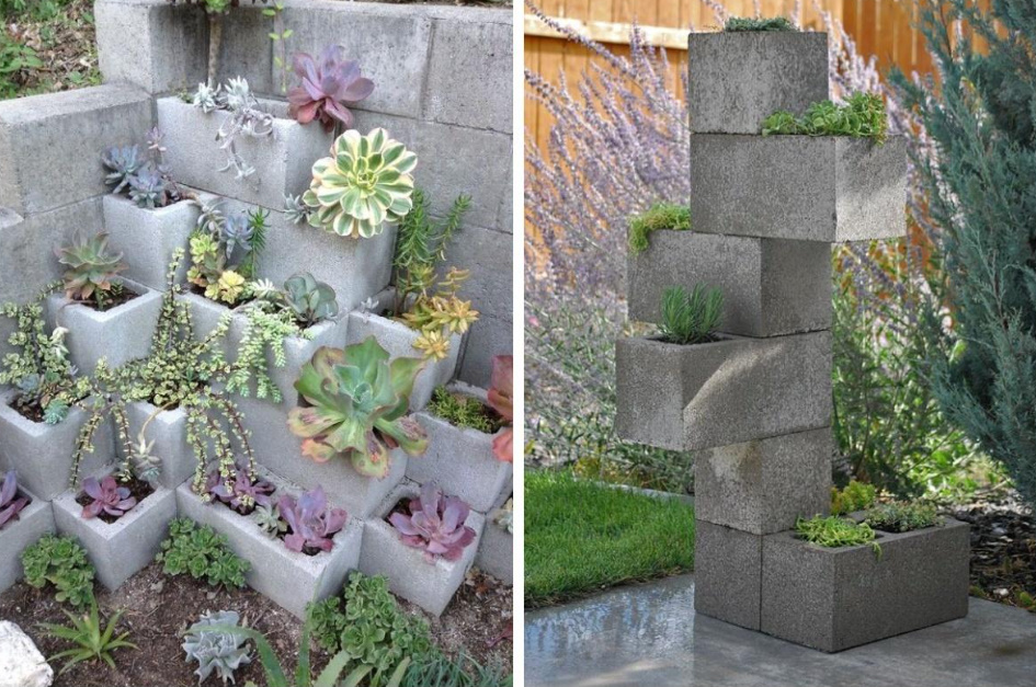 Practical Cottage Crafts Made Of Concrete Blocks